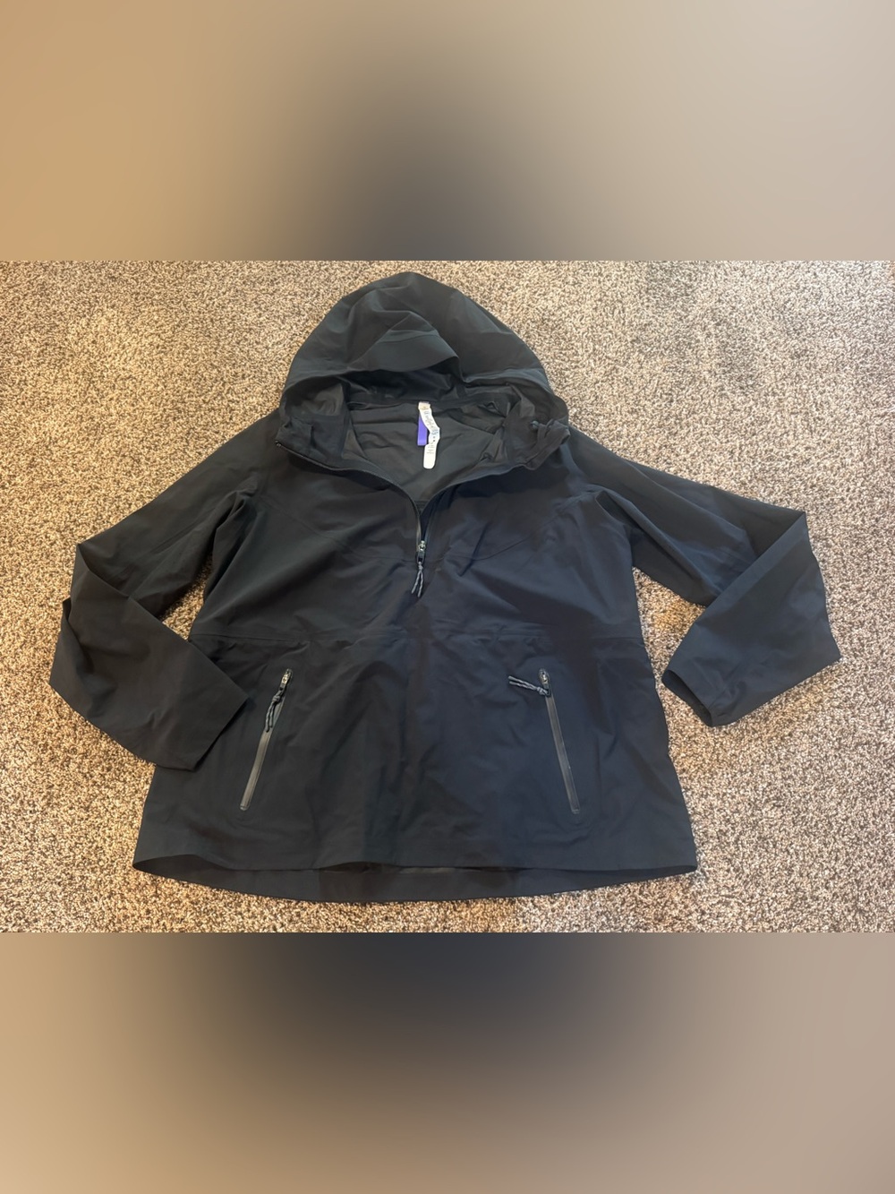LULULEMON WATERPROOF WINDBREAKER JACKET SIZE 10